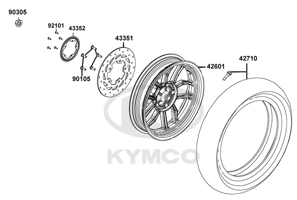 Hinterrrad & Bremsscheibe