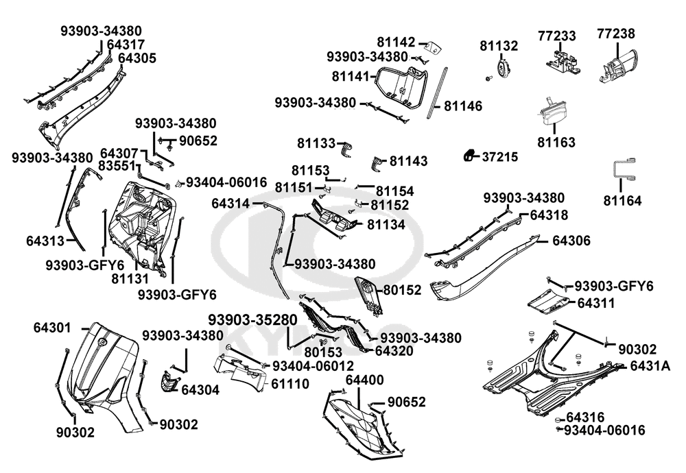 Verkleidung vorne & Trittbrett