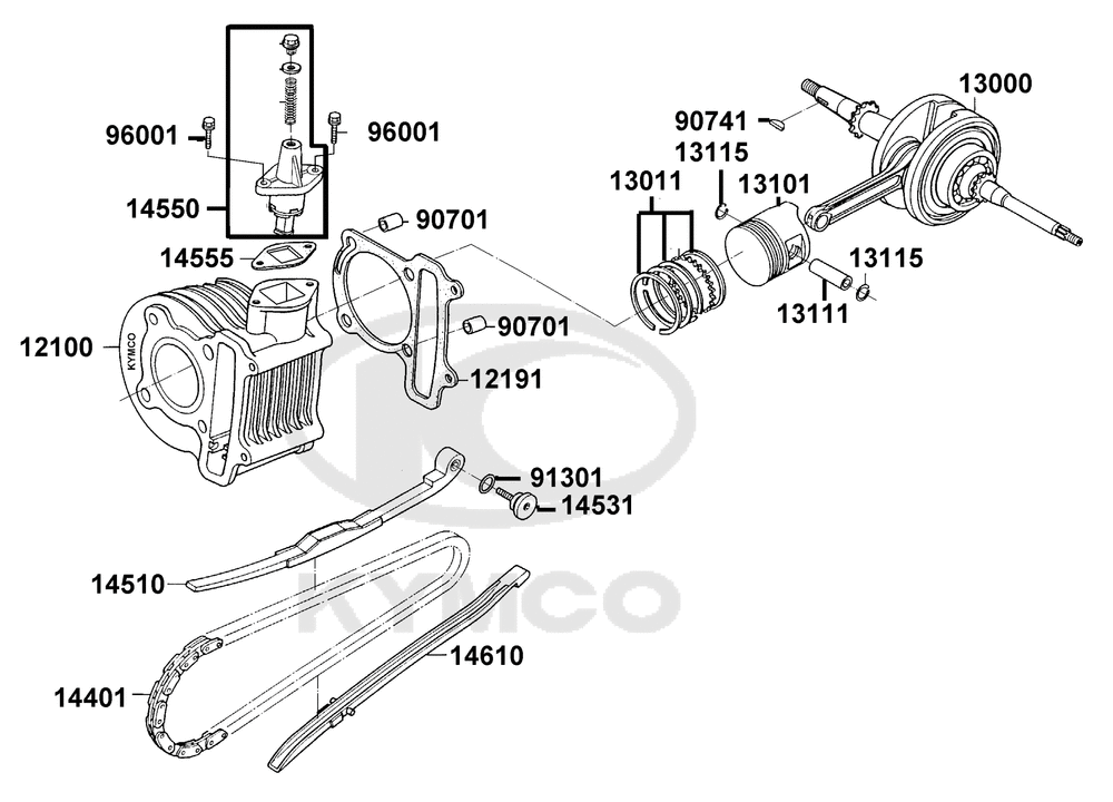 Zylinder & Kurbelwelle