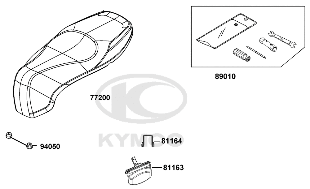 Sitzbank & Bordwerkzeug
