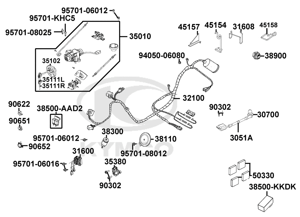 Elektrische Anlage & Schlosssatz