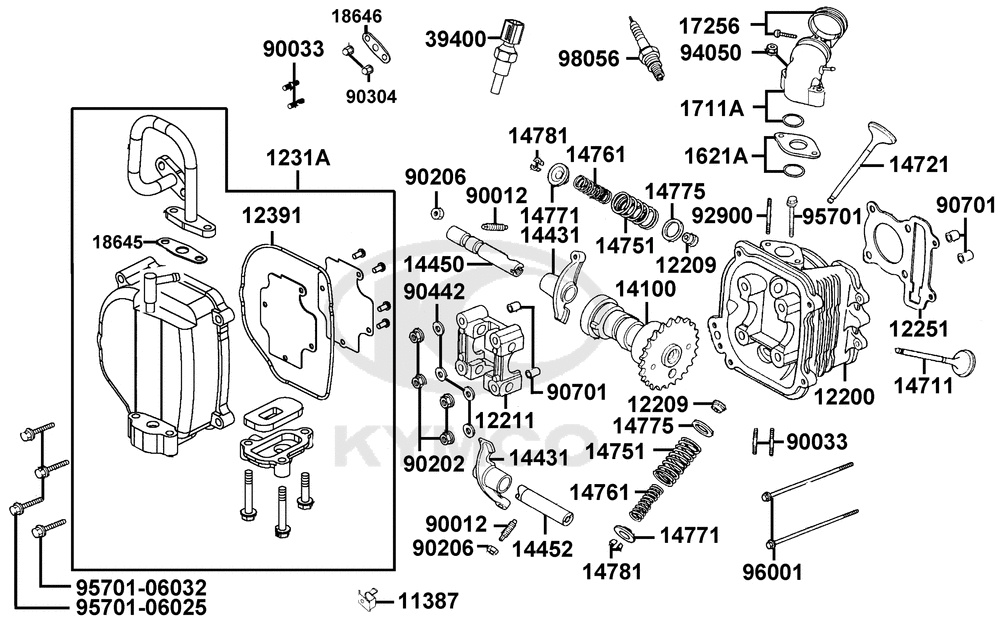 Zylinderkopf & Ventiltrieb
