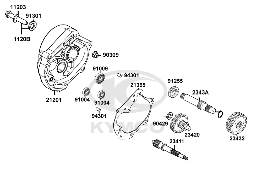 Getriebe & Getriebedeckel