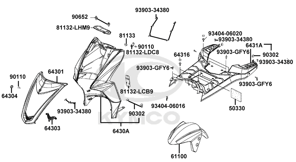 Verkleidung vorne &&nbsp;Trittbrett