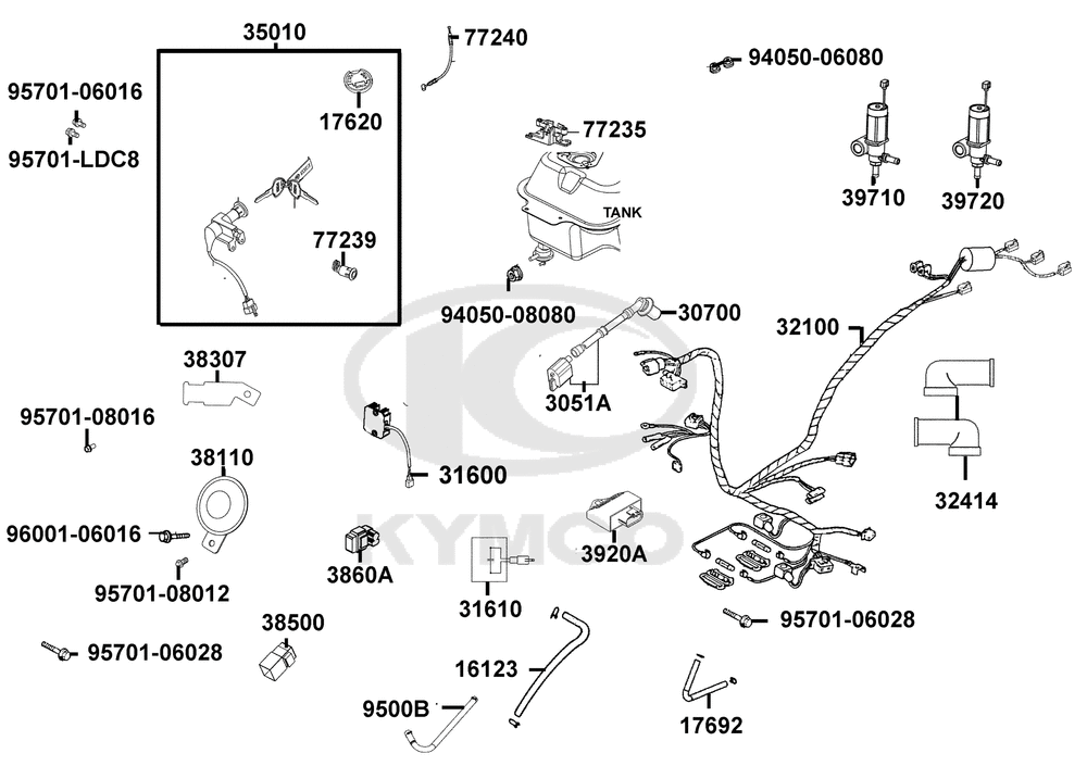 Elektrische Anlage & Schlosssatz