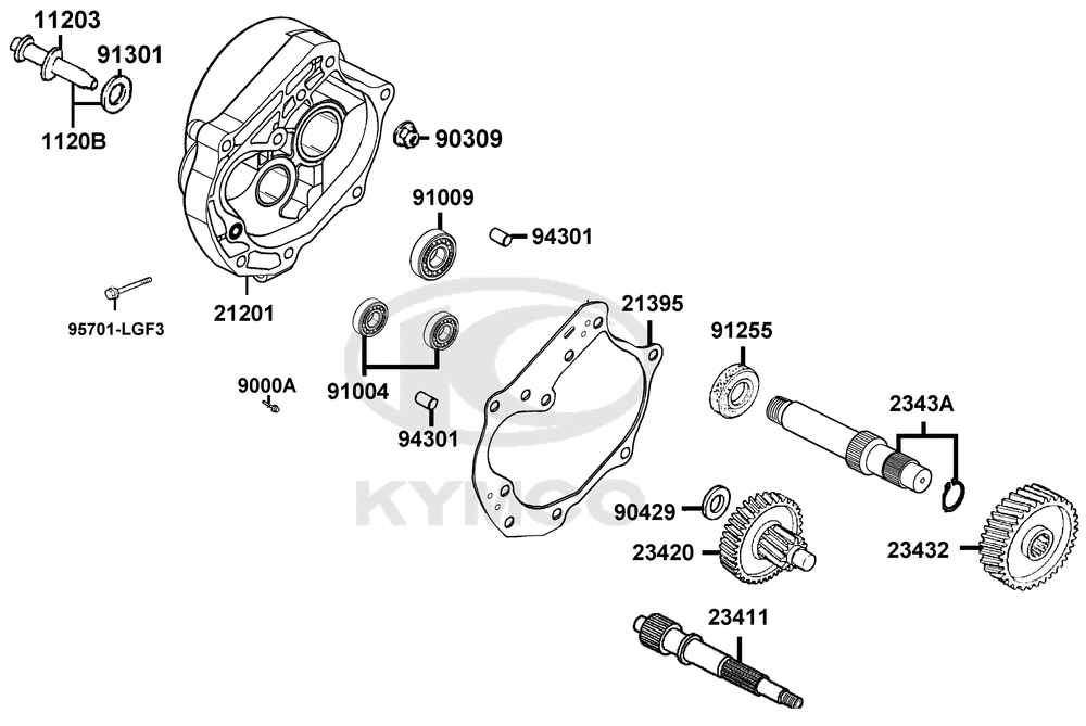 Getriebe & Getriebedeckel