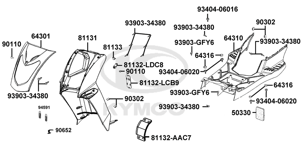 Verkleidung vorne & Trittbrett