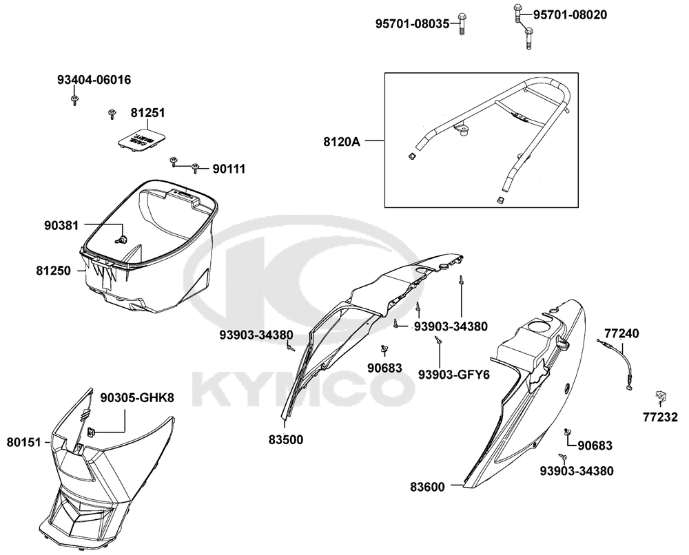 Seitenverkleidung hinten-Helmfac