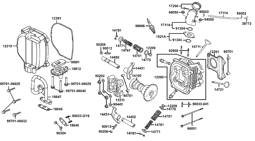 Zylinderkopf & Ventiltrieb