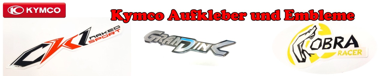 Kymco Aufkleber und Embleme