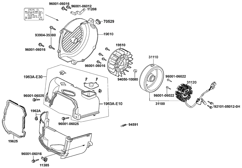 Luftleitbleche & Lichtmaschine