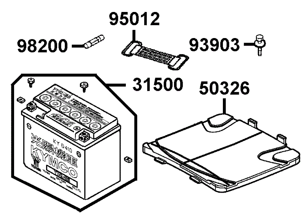 Batterie & Batteriedeckel