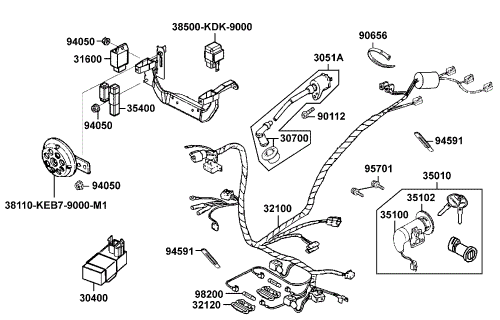 Elektrische Anlage & Schloßsatz