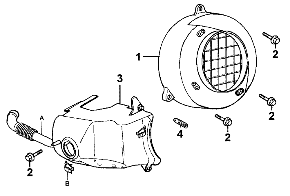 Luftleitblech-Zylinderabdeckung