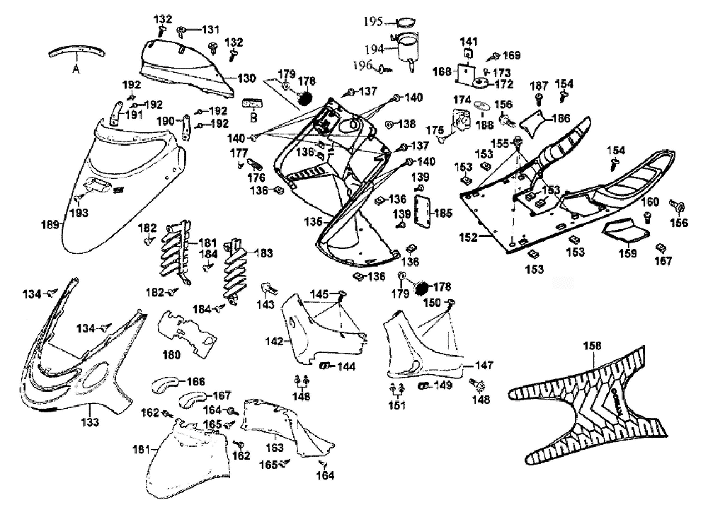 Vordere Verkleidung & Trittbrett