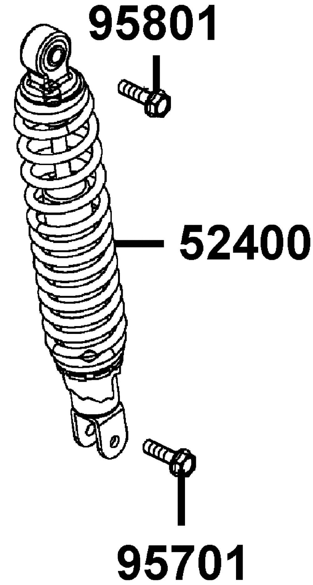 Stossdämpfer hinten
