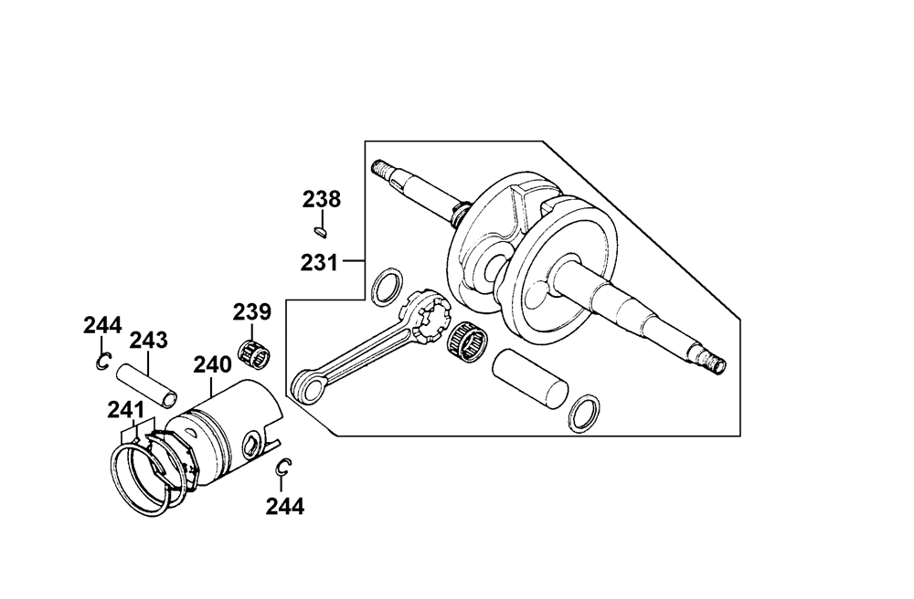 Kolben & Kurbelwelle