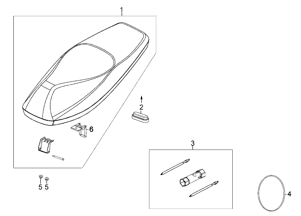 Sitzbank & Bordwerkzeug
