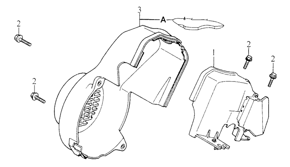Luftleitbleche-Lüfterabdeckung