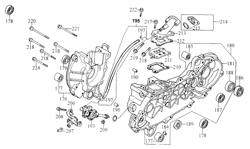 Kurbelwellengehäuse