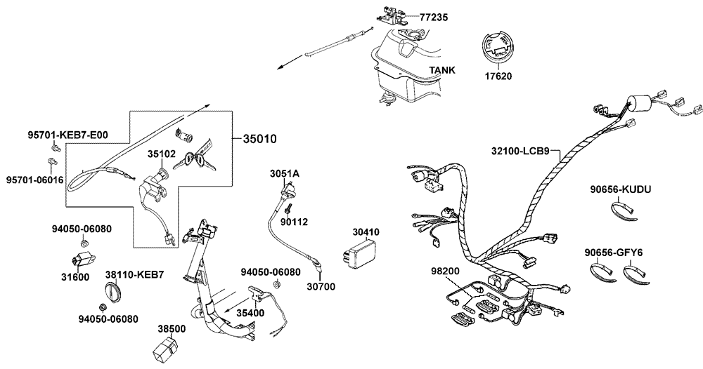 Elektrische Anlage & Schloßsatz
