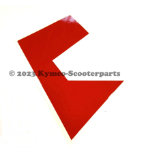 Quannon 125 - Aufkleber rot, f. Verkleidung rechts schwarz