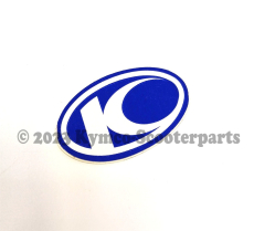 Aufkleber (K) Logo 25mm f.Fzg. Blau KXR 250
