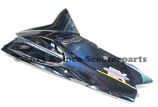 Verkleidung hinten links schwarz/blau - Fever 50