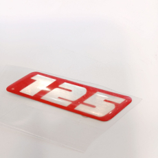 Emblem(125) f.Verkleidung Rot Dink 125 /Grand Dink 125/Movie XL/ People S 125