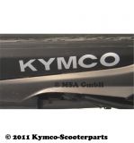 Aufkleber KYMCO 25x165 mm Silber - Downtown 125/300 - MXU 450i/500IRS DX