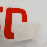 Emblem 50-2T f. Fzg. schwarz Super 8-2T